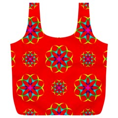 Geometric Design Decor Decorative Repeating Pattern Seamless Full Print Recycle Bag (xxxl) by Vaneshart