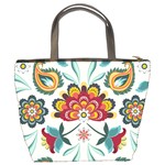 Baatik Print  Bucket Bag Back