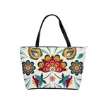 Baatik Print  Classic Shoulder Handbag Front