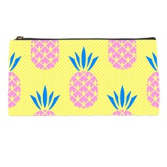 Summer Pineapple Seamless Pattern Pencil Cases by Sobalvarro