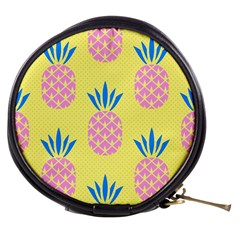 Summer Pineapple Seamless Pattern Mini Makeup Bag by Sobalvarro