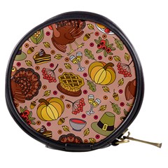 Thanksgiving Pattern Mini Makeup Bag by Sobalvarro