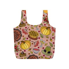 Thanksgiving Pattern Full Print Recycle Bag (s) by Sobalvarro