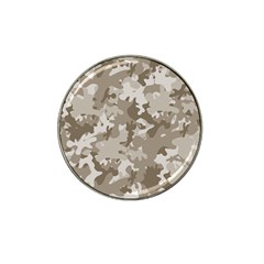 Tan Army Camouflage Hat Clip Ball Marker (4 Pack) by mccallacoulture