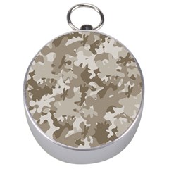 Tan Army Camouflage Silver Compasses by mccallacoulture