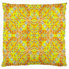 Vivid Warm Ornate Pattern Standard Flano Cushion Case (one Side) by dflcprintsclothing