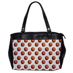 Orange Basketballs Oversize Office Handbag Front