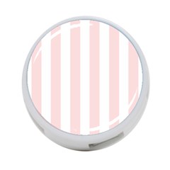 Pastel Pink Stripes 4-port Usb Hub (two Sides) by mccallacoulture