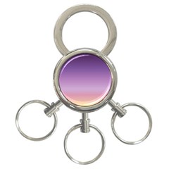 Sunset Evening Shades 3-ring Key Chain by designsbymallika