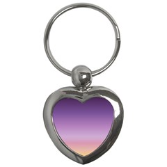 Sunset Evening Shades Key Chain (heart) by designsbymallika