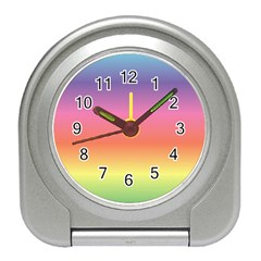 Rainbow Shades Travel Alarm Clock by designsbymallika