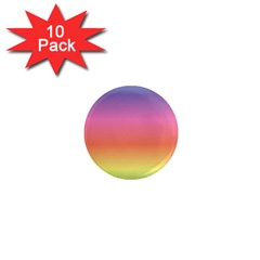Rainbow Shades 1  Mini Magnet (10 Pack)  by designsbymallika