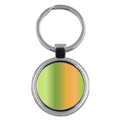 Green Orange Shades Key Chain (round) by designsbymallika