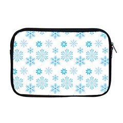 Snowflakes Pattern Apple Macbook Pro 17  Zipper Case by designsbymallika