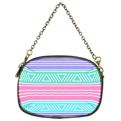 Aztec Print Chain Purse (one Side)