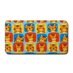Cute Tiger Pattern Medium Bar Mats by designsbymallika