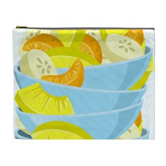 Salad Fruit Mixed Bowl Stacked Cosmetic Bag (xl) by HermanTelo