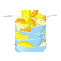 Salad Fruit Mixed Bowl Stacked Lightweight Drawstring Pouch (s) by HermanTelo