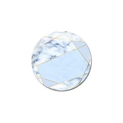 Blue Marble Print Golf Ball Marker (4 Pack) by designsbymallika