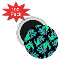 Peacock Pattern 1 75  Magnets (100 Pack)  by designsbymallika