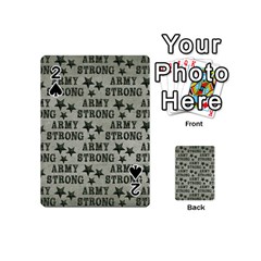 Army Stong Military Playing Cards 54 Designs (mini) by McCallaCoultureArmyShop