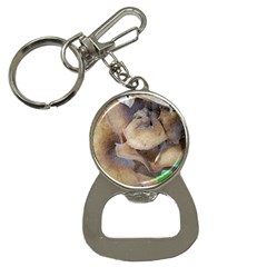 Close Up Mushroom Abstract Bottle Opener Key Chain by Fractalsandkaleidoscopes