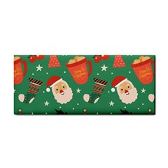 Colorful Funny Christmas Pattern Hand Towel by Vaneshart