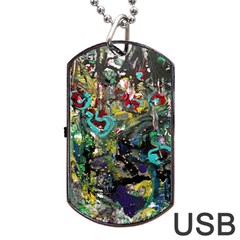 Forest 1 1 Dog Tag Usb Flash (one Side) by bestdesignintheworld