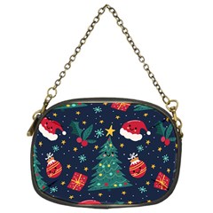 Colorful Funny Christmas Pattern Chain Purse (one Side) by Vaneshart