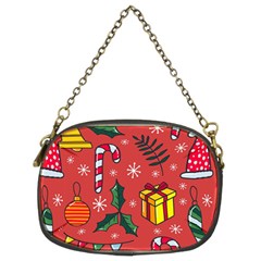 Colorful Funny Christmas Pattern Chain Purse (two Sides) by Vaneshart