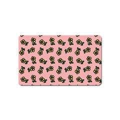 Daisy Pink Magnet (name Card) by snowwhitegirl