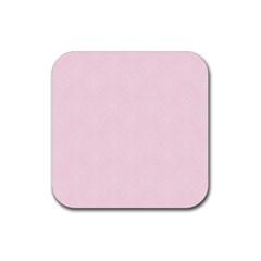 Create Your Own Custom Online Full Print Blank Template Pink Bachelorette With Subtle Damask Floral Rubber Coaster (square)  by startdesign