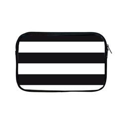 Black And White Large Stripes Goth Mime French Style Apple Macbook Pro 13  Zipper Case by genx