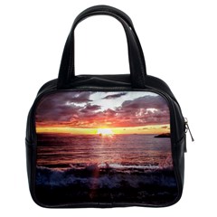 Sunset On The Ocean In Puerto Rico Classic Handbag (two Sides) by StarvingArtisan