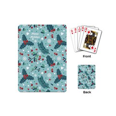Seamless Pattern With Berries Leaves Playing Cards Single Design (mini) by Vaneshart