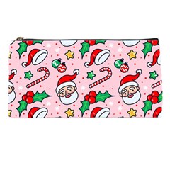 Colorful Funny Christmas Pattern Santa Claus Pencil Cases by Vaneshart