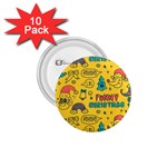 Colorful Funny Christmas Pattern Cool Ho Ho Ho Lol 1.75  Buttons (10 pack)