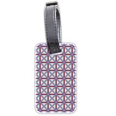 Df Donos Grid Luggage Tag (two Sides) by deformigo