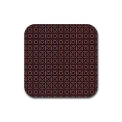 Df Taurus Chocorree Rubber Square Coaster (4 Pack)  by deformigo