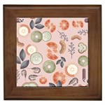 Hygge Seamless Pattern Framed Tile