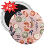 Hygge Seamless Pattern 3  Magnets (100 pack)