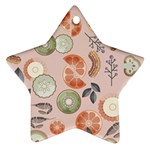 Hygge Seamless Pattern Star Ornament (Two Sides)