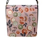 Hygge Seamless Pattern Flap Closure Messenger Bag (L)