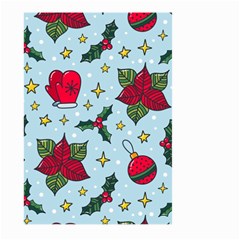 Colorful Funny Christmas Pattern Large Garden Flag (two Sides) by Vaneshart