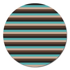 Stripey 1 Magnet 5  (round) by anthromahe