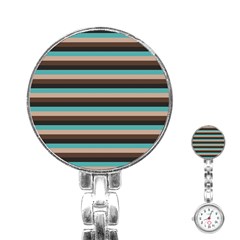 Stripey 1 Stainless Steel Nurses Watch by anthromahe