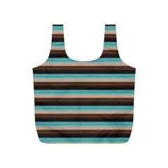 Stripey 1 Full Print Recycle Bag (s) by anthromahe