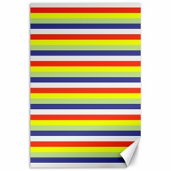 Stripey 2 Canvas 24  X 36  by anthromahe