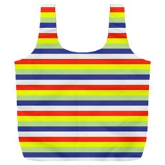 Stripey 2 Full Print Recycle Bag (xxl) by anthromahe