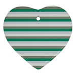 Stripey 4 Ornament (Heart)